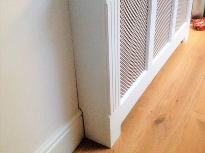 Bespoke radiator cover installation – photo 16