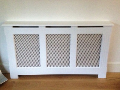 Bespoke radiator cover installation – photo 17