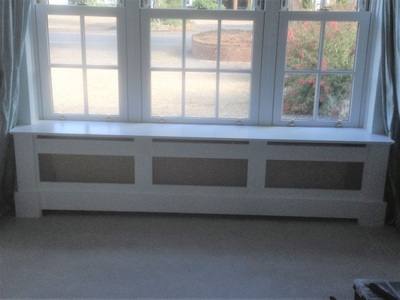 Bespoke radiator cover installation – photo 2