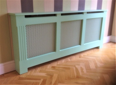 Bespoke radiator cover installation – photo 27