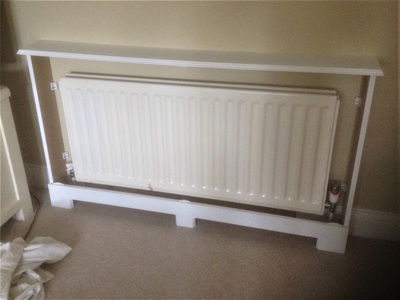Bespoke radiator cover installation – photo 28