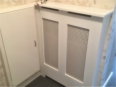 Bespoke radiator cover installation – photo 34