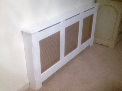 Bespoke radiator cover installation – photo 5