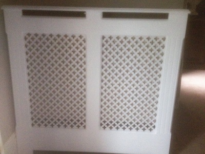 Bespoke radiator cover installation – photo 8